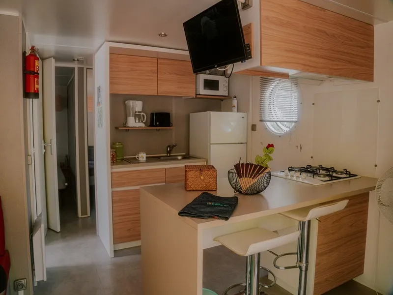 Mobil-Home O'hara Confort 25 M² - 2 Chambres + Terrasse Couverte + Tv