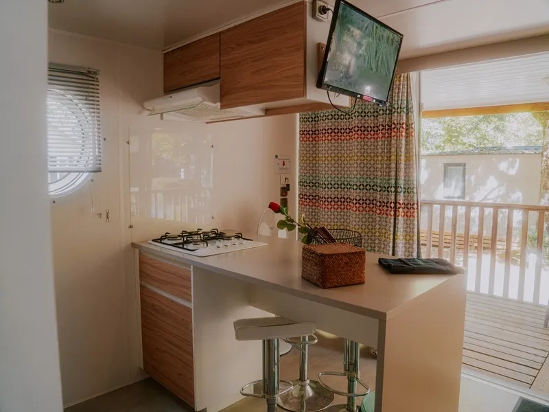 Mobil-Home O'hara Confort 25 M² - 2 Chambres + Terrasse Couverte + Tv