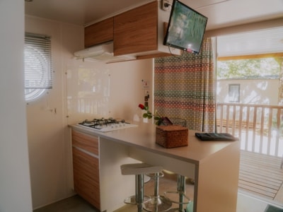 Mobile home O'hara Confort 25 m² - 2 bedrooms + sheltered terrace + TV