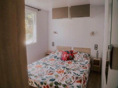 Louisiane Confort Mobile Home, 26 m² - 2 bedrooms + covered patio + TV + air conditioning