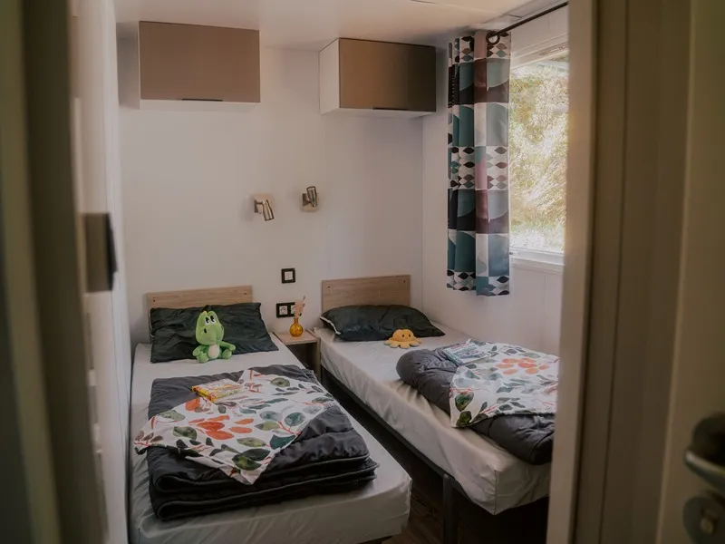 Mobil-Home Louisiane Confort 26 M² - 2 Chambres + Terrasse Couverte + Tv