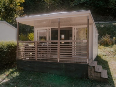 Louisiane Confort Mobile Home, 26 m² - 2 bedrooms + covered patio + TV + air conditioning