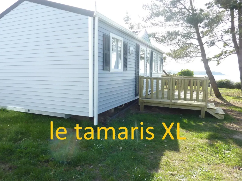 Mobile-home 3 habitaciones Super Titania / Tamarys XL terraza Vista al mar