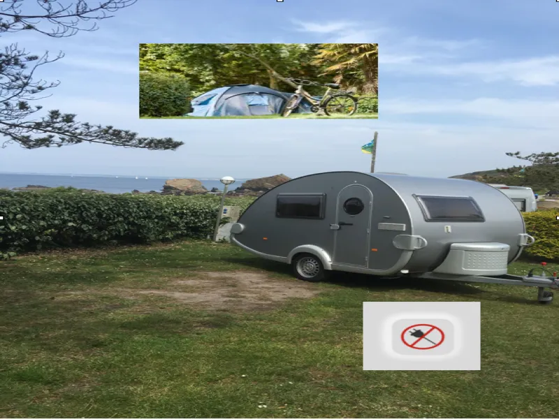 Standplaats: auto + tent/caravan of kampeerauto