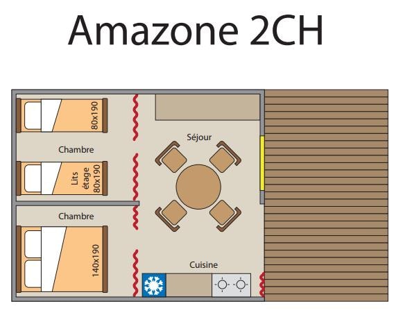 Tenda   2 Camere Amazone Confort (2014) 20M²