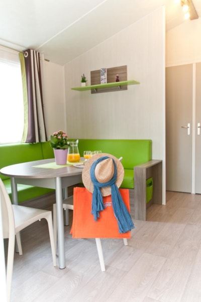 ECO Mobile home 2 bedrooms  LUDISIA  (+10 years) 24 m²  + Half-covered terrace — 3