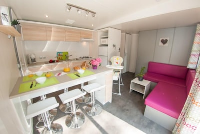 CONFORT Mobil home 3 bedrooms ECUMES (2016) 31m² + Half-covered terrace — 2