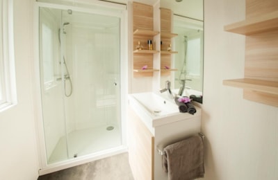CONFORT Mobil home 3 bedrooms ECUMES (2016) 31m² + Half-covered terrace — 6