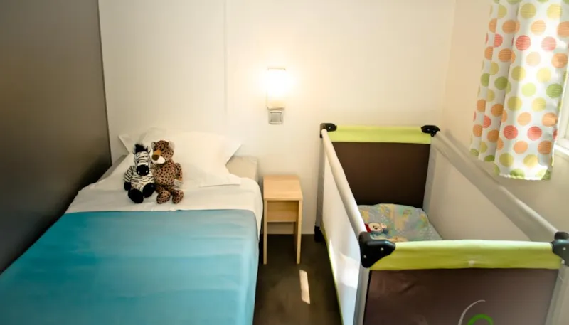 Confort Mobil Home 2Ch. Calypso (2016) 28M² + Terrasse Semi-Couverte