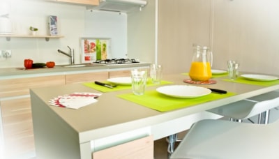 CONFORT Mobile-home 2 bedrooms CALYPSO (2016) 28m² + Half-covered terrace — 3