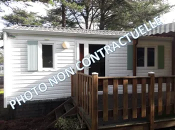 Mietunterkunft - Eco Mobilheim 2 Zimmers Celenia  (+ 10 Years)) 25M² + Halbüberdachte Terrasse - Camping Les Cyprès