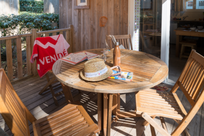 CONFORT Mobile home 1 bedroom GLORIA (2014) + 24m² Half-covered terrace — 2