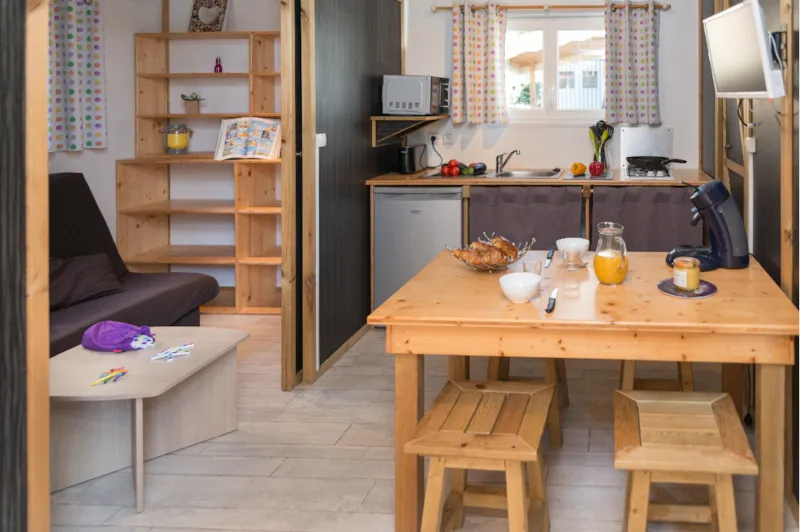 Confort Mobil Home 1Ch. Gloria (2014) 24² + Terrasse Semi-Couverte