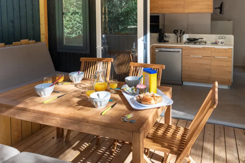 Premium Mobil Home 3 Ch. Ocean (2023) 40M² + Terrasse Semi-Couverte