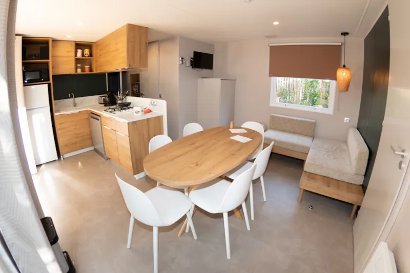 Premium Mobil Home 3 Ch. Ocean (2023) 40M² + Terrasse Semi-Couverte