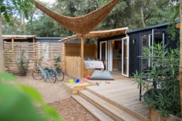 Location - Premium Mobil Home 2Ch. Galet (2023) 31M² + Terrasse Semi-Couverte - Camping Les Cyprès