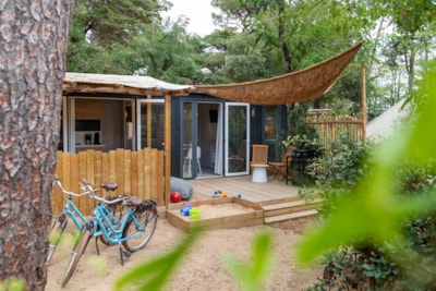 PREMIUM Mobil home  GALET (2023) 31m² + Half-covered terrace — 2