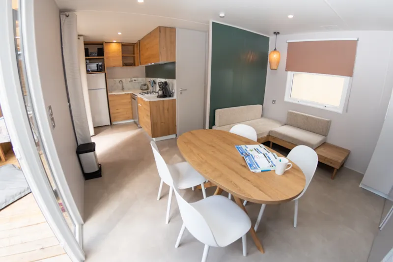 Premium Mobil Home 2Ch. Galet (2023) 31M² + Terrasse Semi-Couverte
