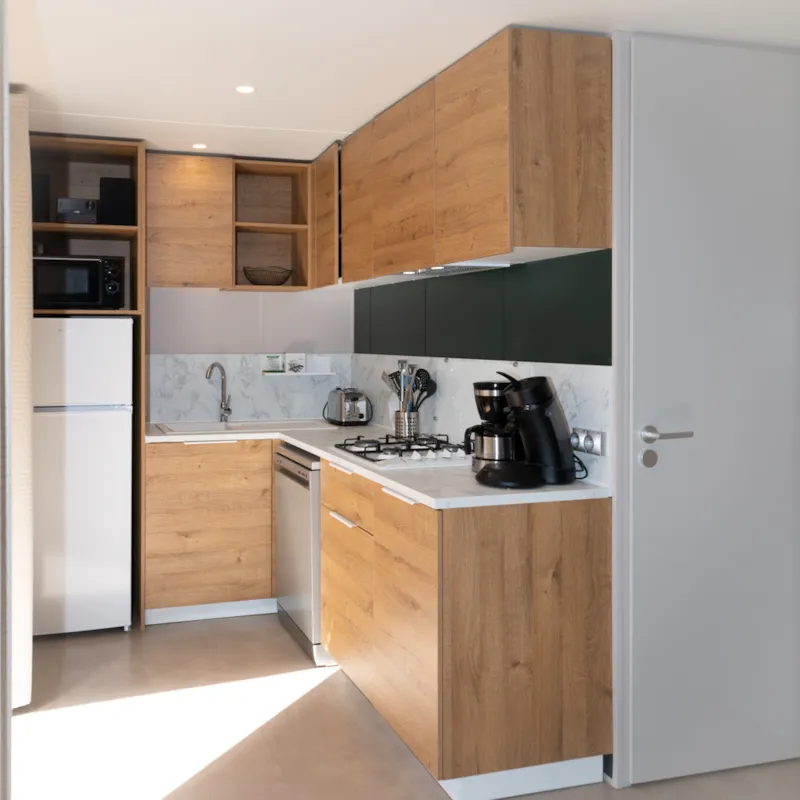 Premium Mobil Home 2Ch. Galet (2023) 31M² + Terrasse Semi-Couverte