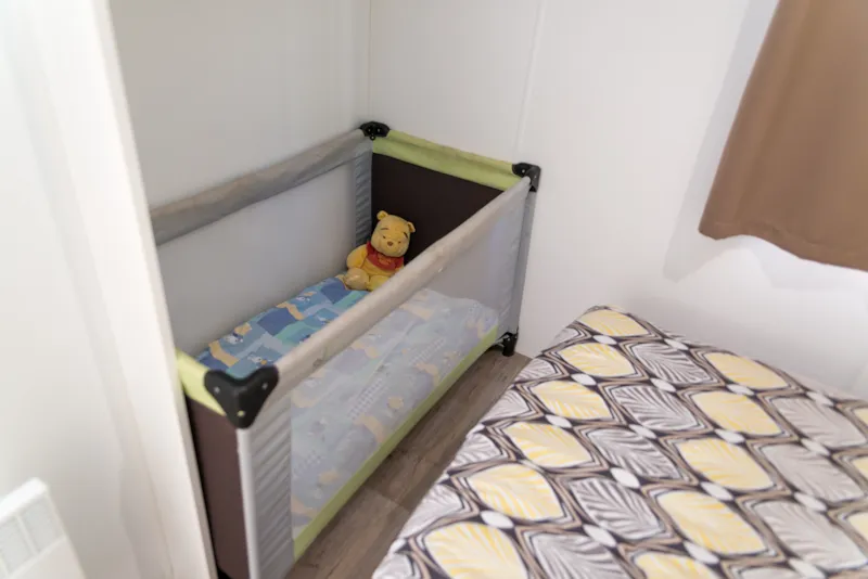 Confort Mobil Home 2Ch. Catleya (2017) 27M² + Terrasse Semi-Couverte