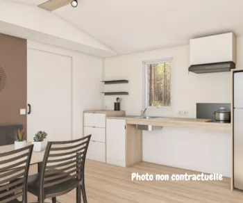 Mietunterkunft - Confort Mobilheim Für Personen Mit Eingeschränkter Mobilität 2 Schlafz. Catleya 35M² + Halbüberdacht - Camping Les Cyprès