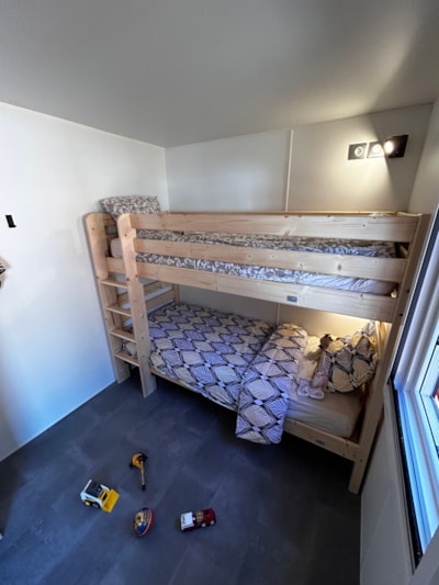 COMFORT Mobile home for people with reduced mobility 2bed. CATLEYA 35m² + Semi-covered terrace