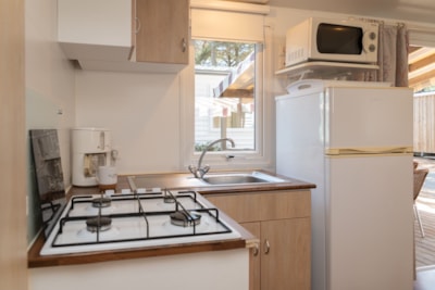ECO Mobil home 3 bedrooms MAGDALENA (+ 10 years) 29m² + Semi-covered terrace