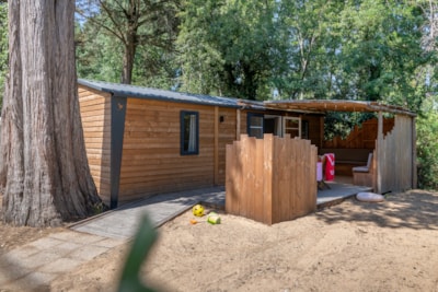 COMFORT Mobile home for people with reduced mobility 2bed. CATLEYA 35m² + Semi-covered terrace