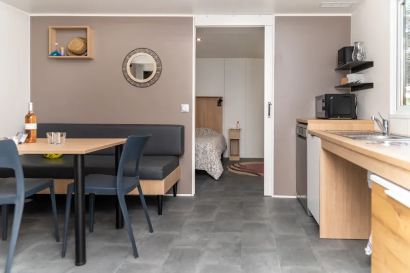 Confort Mobil Home Pmr 2Ch. Catleya 35M² + Terrasse Semi Couverte