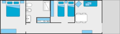 Apartment  - 2 bedrooms + sheltered terrace — 10