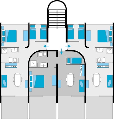 Apartment  - 2 bedrooms + sheltered terrace — 9