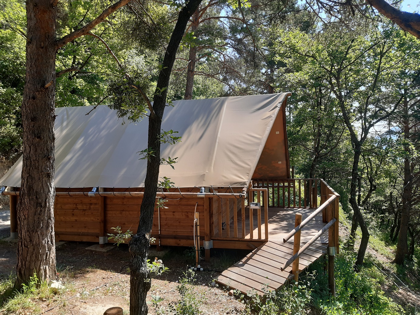 Location - Tente Lodge Amazone - Camping Club Origan Domaine Naturiste