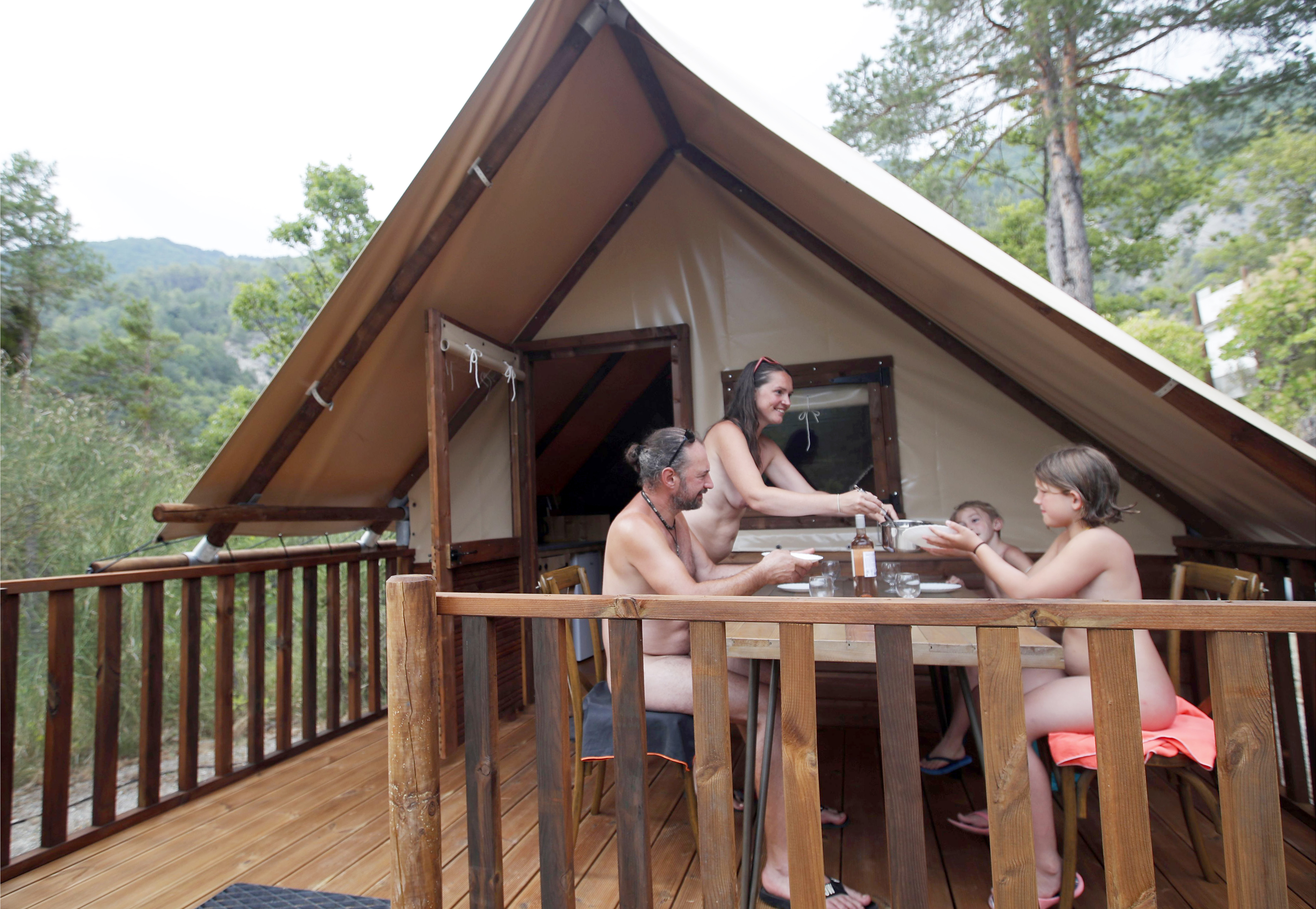 Location - Tente Lodge Amazone - Camping Club Origan Domaine Naturiste