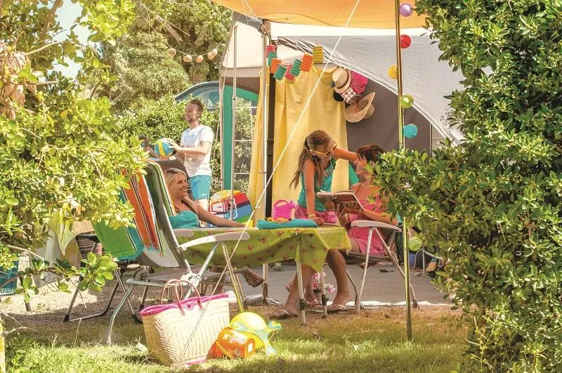 Kampeerplaats - tent/caravan of kampeerauto + elektriciteit