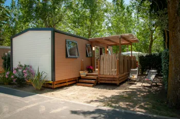 Mietunterkunft - Cabane De La Réserve Cosy - Les Méditerranées - Camping Beach Garden