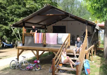Mietunterkunft - Kenya Lodge 46 - Camping La Blaquière