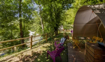 Mietunterkunft - Coco Tube Am Fluss - Camping La Blaquière