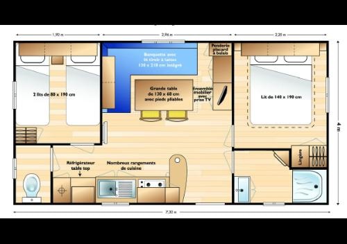 Mobilhome Nouvelle Génération 2 Chambres