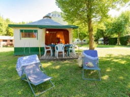 Mietunterkunft - Ausgestattetes Zelt 2 Zimmer ** - Camping Sandaya Les Rivages