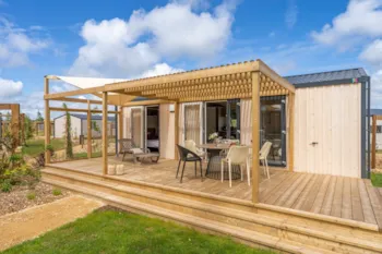 Mietunterkunft - Cottage Lévézou 2 Schlafzimmer Premium - Camping Sandaya Les Rivages