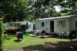 Accommodation - Mobile Home Standard 27M² (2 Bedrooms) - Terrace - Flower Camping l'Echo du Malpas