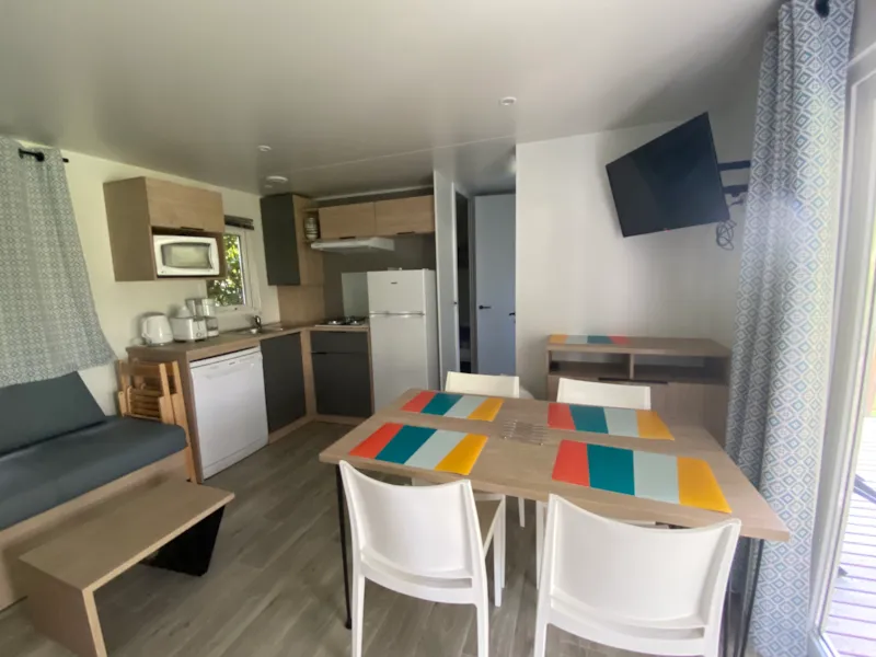 Mobil Home Premium 31M² / 3 Chambres + Tv + Lv + Plancha + Wifi Un Appareil
