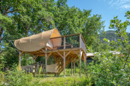 Accommodation - Tent Ciela Nature 1 Bedroom - Camping Les 2 Soleils