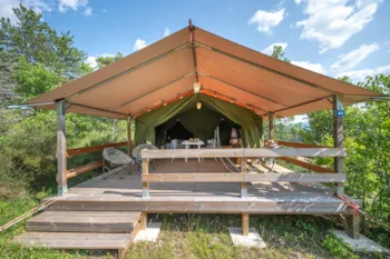 Mietunterkunft - Zelt Ciela Nature 2 Zimmer - Camping Les 2 Soleils