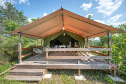 Accommodation - Tent Ciela Nature 2 Bedrooms - Camping Les 2 Soleils