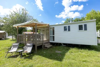 Mietunterkunft - Mobilheim Ciela Classic 2 Zimmer - Camping Les 2 Soleils