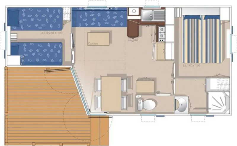 Mobil-Home Ciela Classic - 2 Chambres