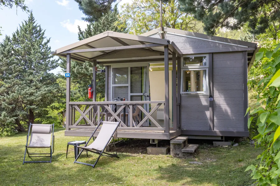 Location - Chalet Ciela Classic - 2 Chambres - Camping Les 2 Soleils
