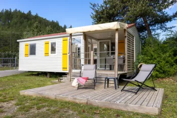 Mietunterkunft - Mobilheim Ciela Family 2 Zimmer - Camping Les 2 Soleils