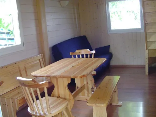 Mietunterkunft - Chalet Terrasse Couverte (1 Chambre 2Prs + Mezzanine 4 Couchages) - image n°3 - Camping Saint Disdille